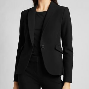 🖤 EXPRESS Soft & Sleek One-Button Blazer